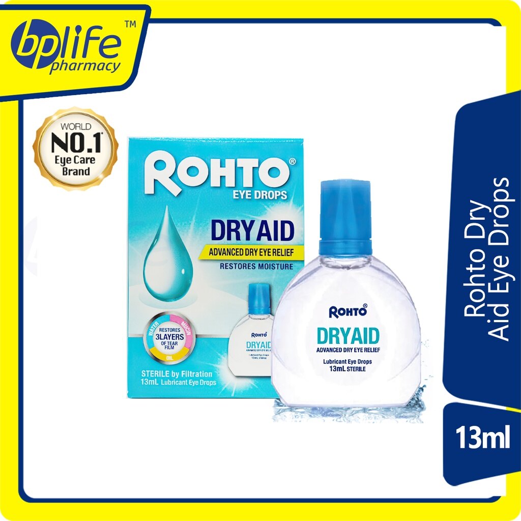 Rohto Dry Aid Eye Drops 13ml | Lazada