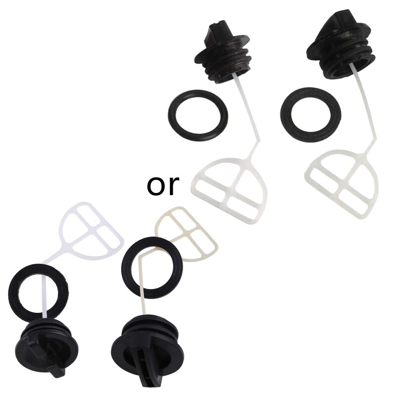 2 pieces oil fuel replacement cap tank sealing cover fuel tank cap fitting for 5200 4500 5800 45cc 52cc 58cc reliable