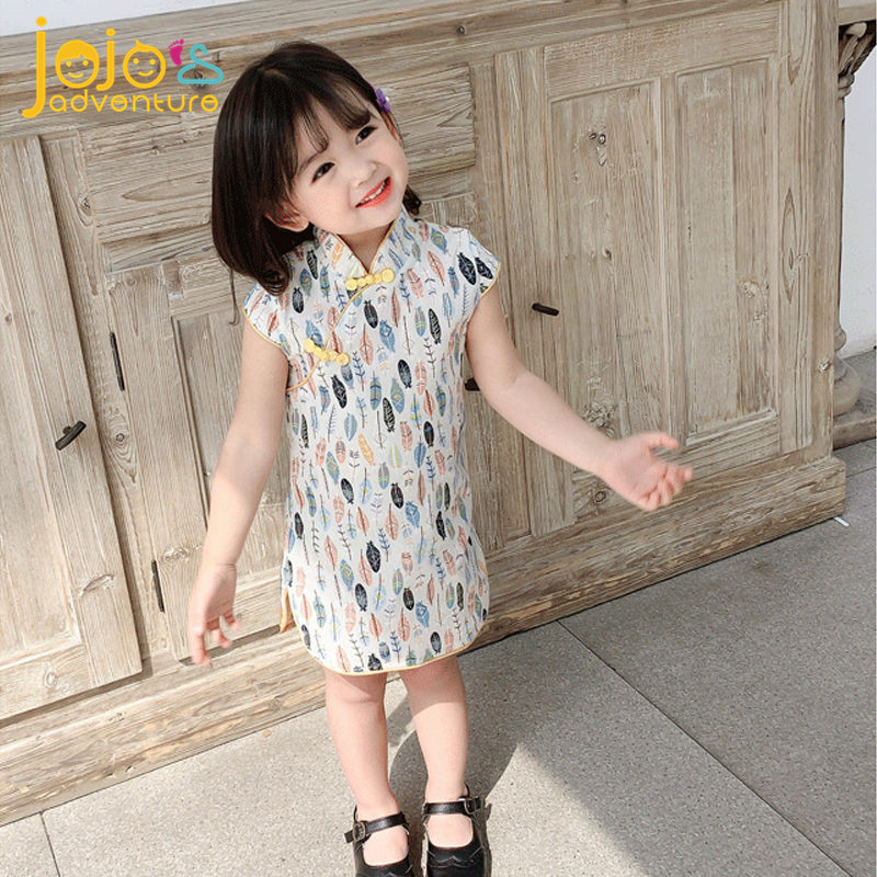 child summer dress Baby cartoon Flowers 