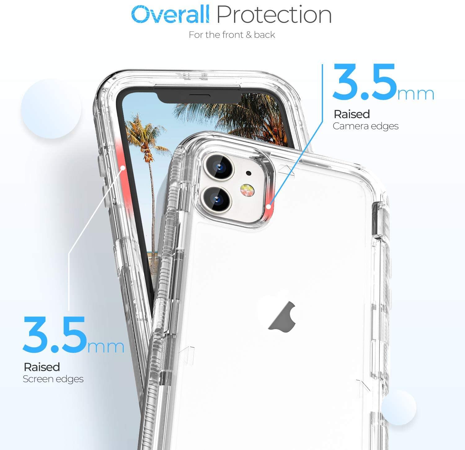 Trường hợp iPhone 16, trường hợp iPhone 16e, trường hợp iPhone 16 Pro Max, trong suốt pha lê 3 Trong 1 chịu lực cao Áo Giáp Defender Cứng PC nhựa TPU mềm chống sốc Hybrid Vỏ Ốp bảo vệ Cho iPhone 15 Pro Max/15 Cộng Với/14 Pro Max/13 Pro Max/12 Pro Max