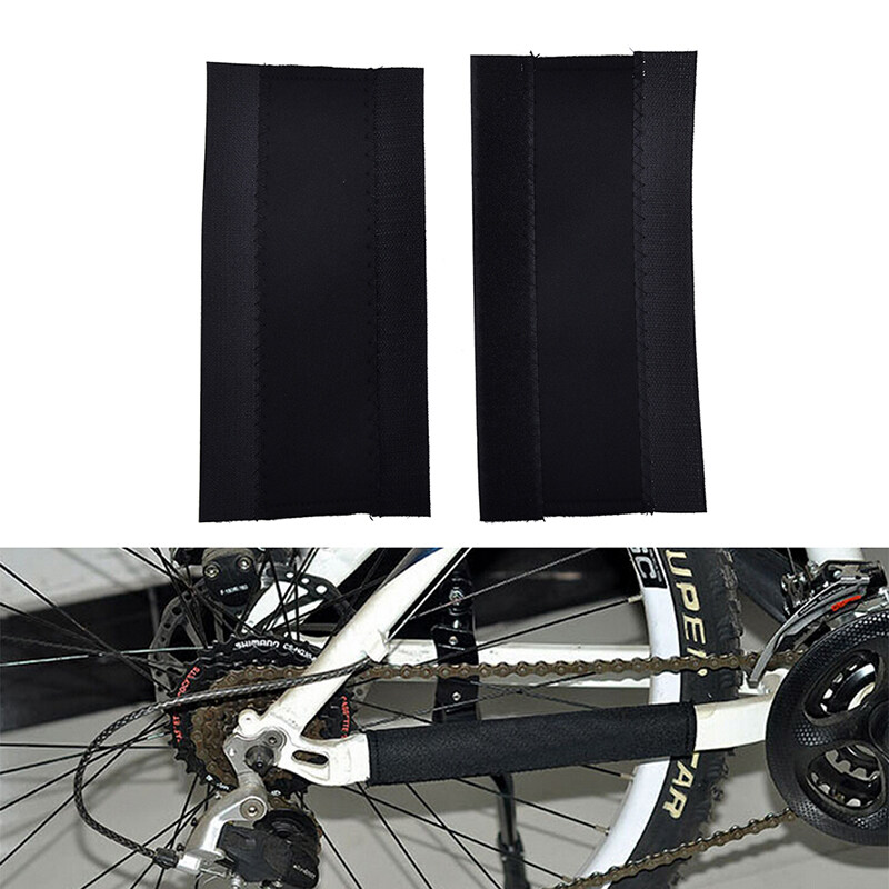 2X Cycling Bicycle Bike Frame Chain stay Protector Guard Nylon Pad Cover Wrap HU