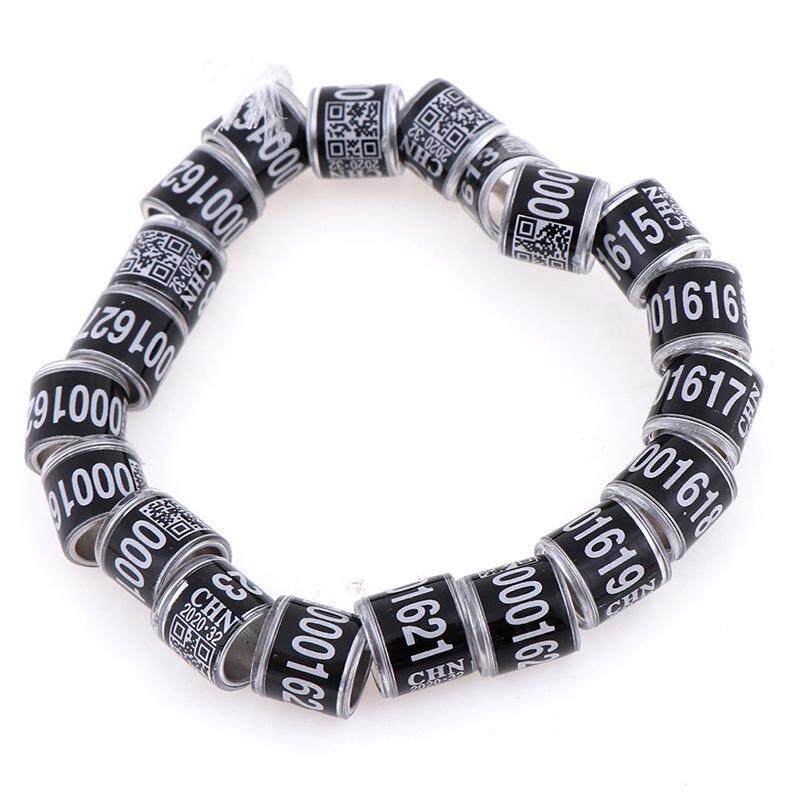 Clementty 2020 20 Cái Vòng Chân Chim Bồ Câu 8Mm Xác Định Ban Nhạc Dove Dụng Cụ Đào Tạo Bồ Câu