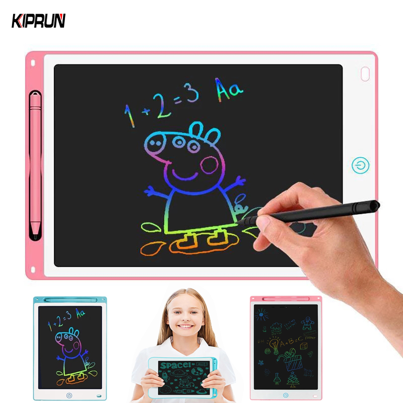 KIPRUN Máy Tính Bảng Viết LCD 8.5/12 ''Máy Tính Bảng Vẽ Kỹ Thuật Số Dụng Cụ Vẽ Bảng Viết Tay Bảng Điện Tử Cầm Tay Bảng Siêu Mỏng Kèm Bút