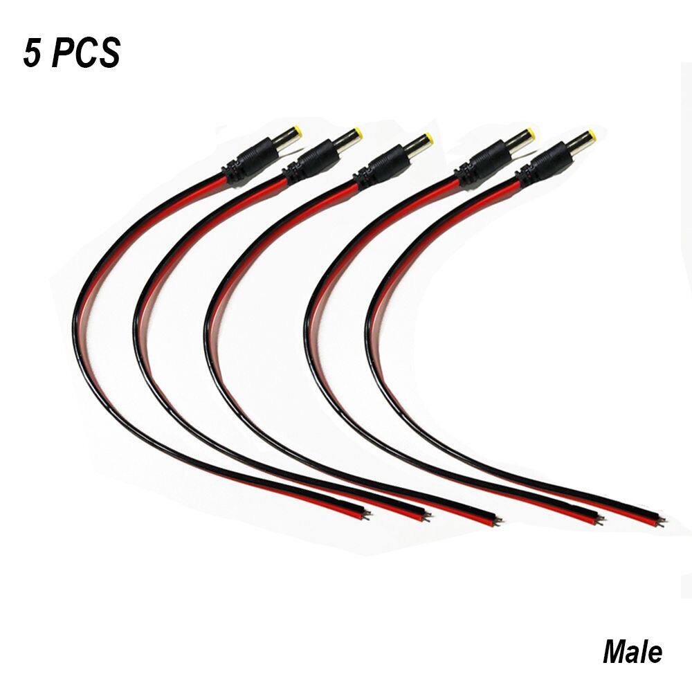 TLE96110 5pcs New Male Female FullCopper Wire Security System DC Power