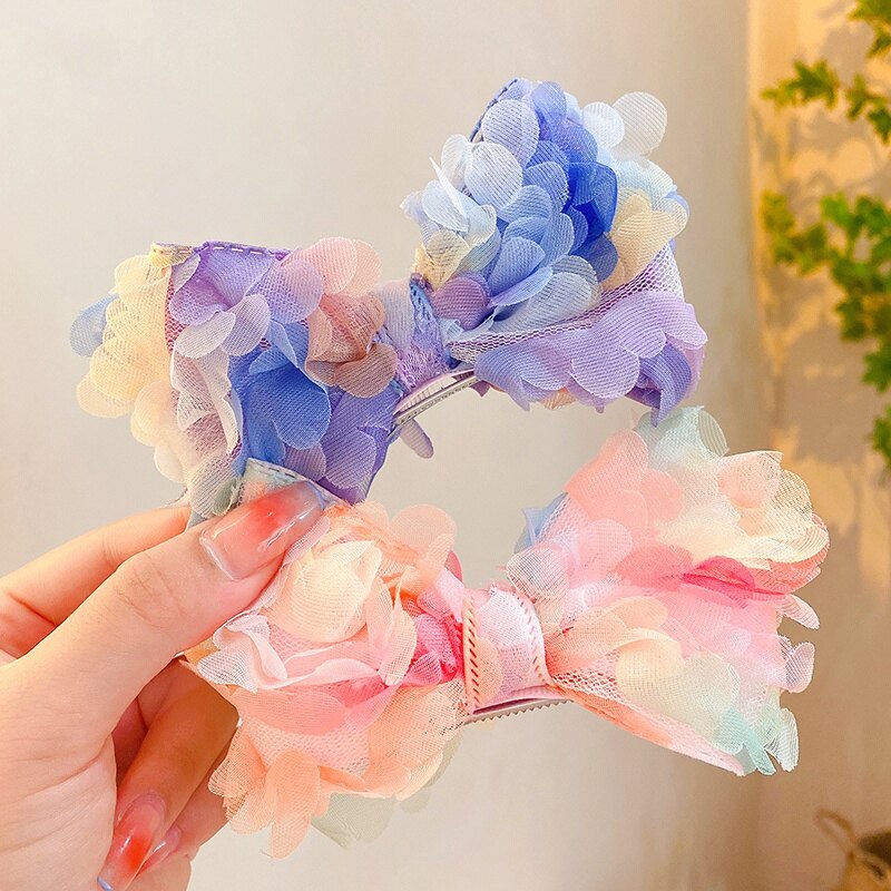 Kẹp Tóc Nơ Công Chúa Dễ Thương Cho Bé Gái