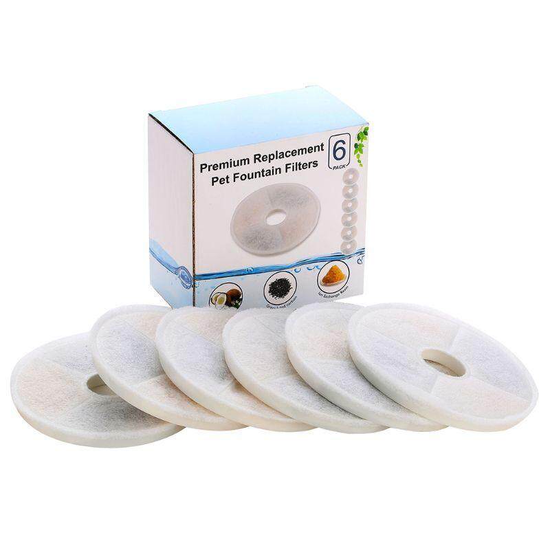 6 Cái/gói Đài Phun Nước Cho Mèo Lọc Ba Hành Động Nước Thay Thế Tương Thích Lọc Cho Catit Đài Phun Nước