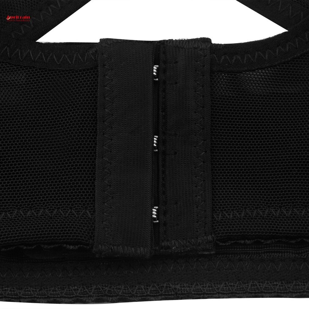 Adjustable Elastic Back Women Belt Support Posture Corrector Brace Support April rain