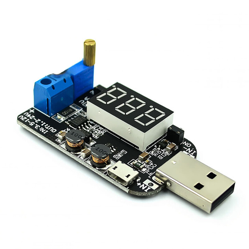 DC-DC USB Có Thể Điều Chỉnh Mô-đun Cấp Nguồn Lên/Xuống Mô-đun Chuyển Đổi Tăng Tốc Buck Bộ Điều Chỉnh Điện Áp 5V Đến 3.3V 9V 12V 18V 24V
