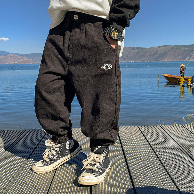 Cargo Pants for Kids Boy Fashion Korean Style Cotton Cargo Pants Slacks