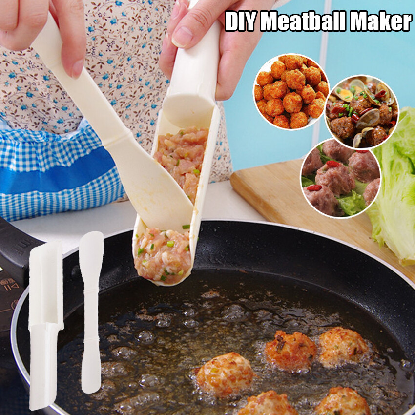 1Pc DIY Meatball Maker Shrimp Ball Processing Spoon Fish Ball Meat Making Tool