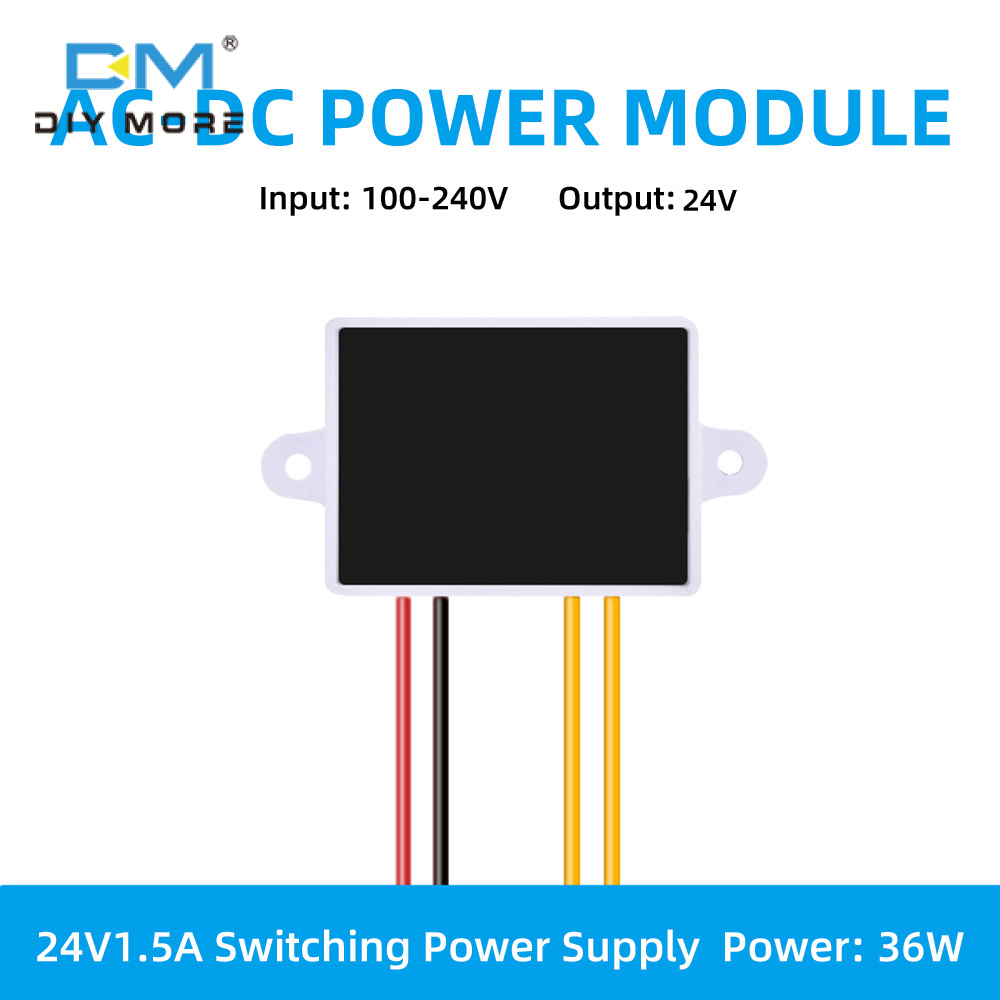 diymore Mô-đun Nguồn AC-DC Đầu Vào 100-240V Đầu Ra 220V Đến 12V 24V 3A 36W