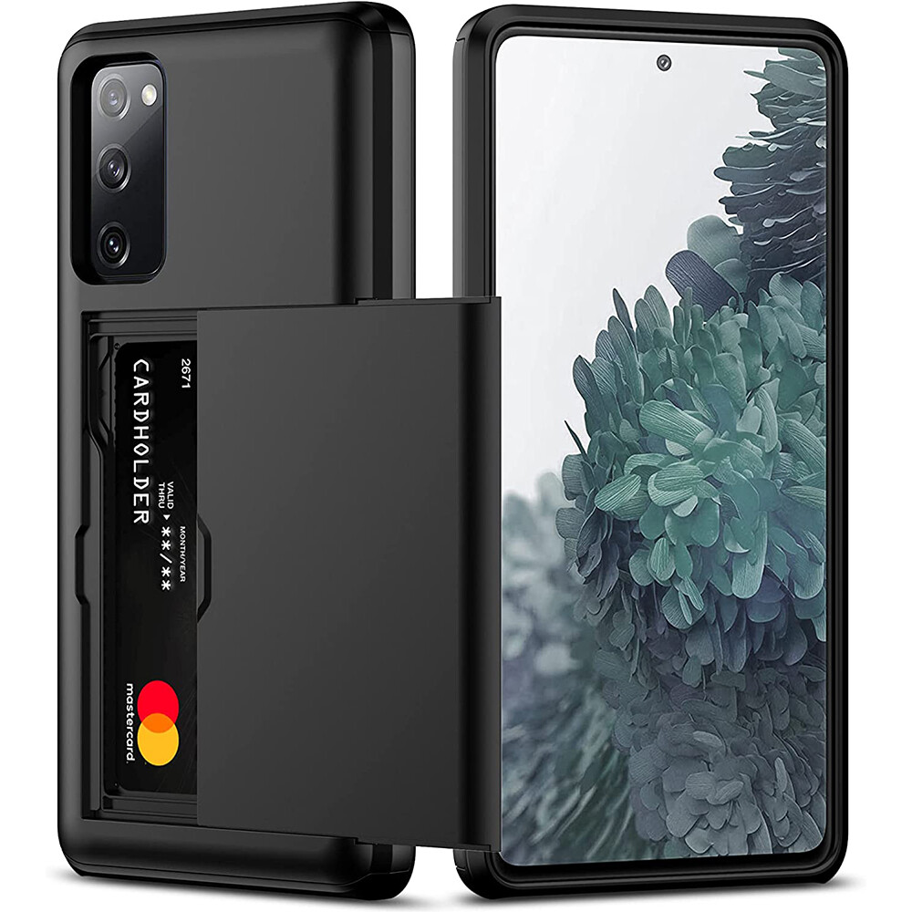 Samsung S24 Ultra Case,Samsung S24 Plus Case,Samsung S23 Ultra Case,Credit Card Holder Hybrid Wallet Armor Case for Samsung Galaxy S23 FE/S22 Ultra/S22 Plus/S21 Ultra/S21 Plus/S20 Ultra/S20+