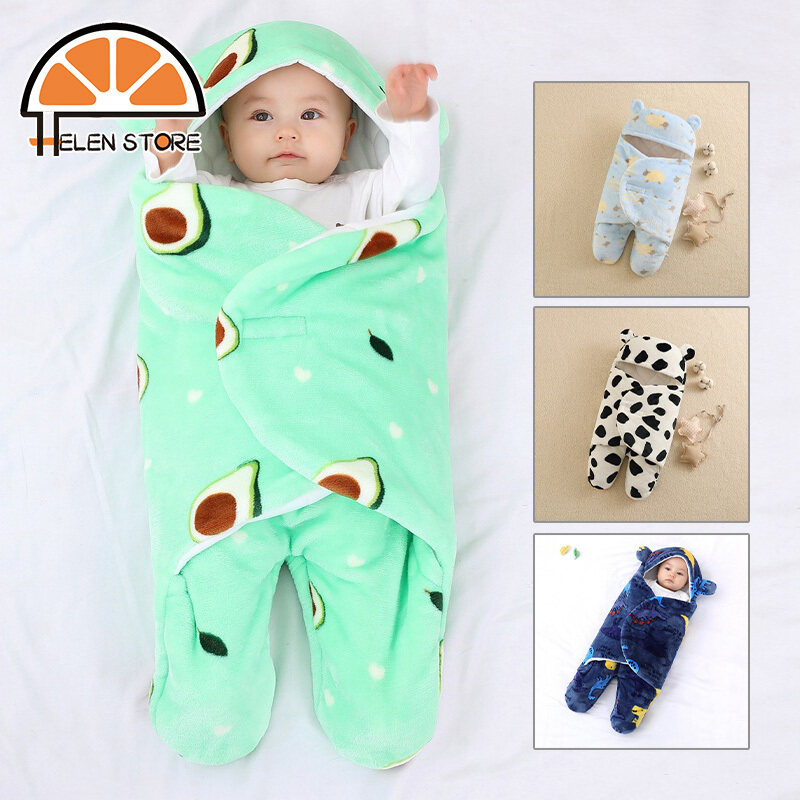 HS Baby Swaddling Towel ฤดูใบไม้ร่วงและฤดูหนาวถุงนอนทารกแรกเกิด Baby