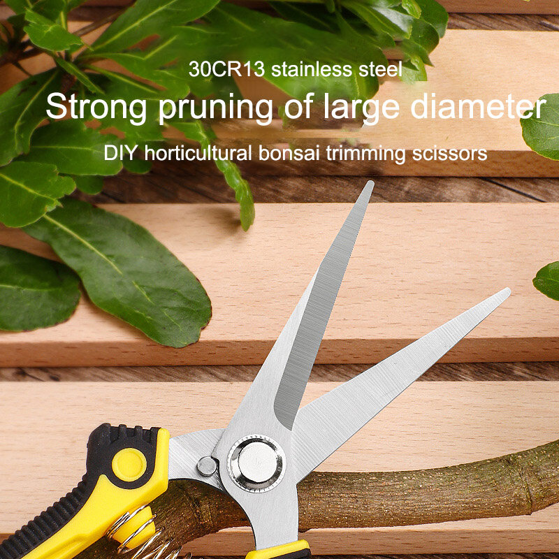 Fruit tree scissors, pruning scissors, pruning branch scissors, strong trimming flower scissors, horticultural scissors, flower garden fruit picking scissors