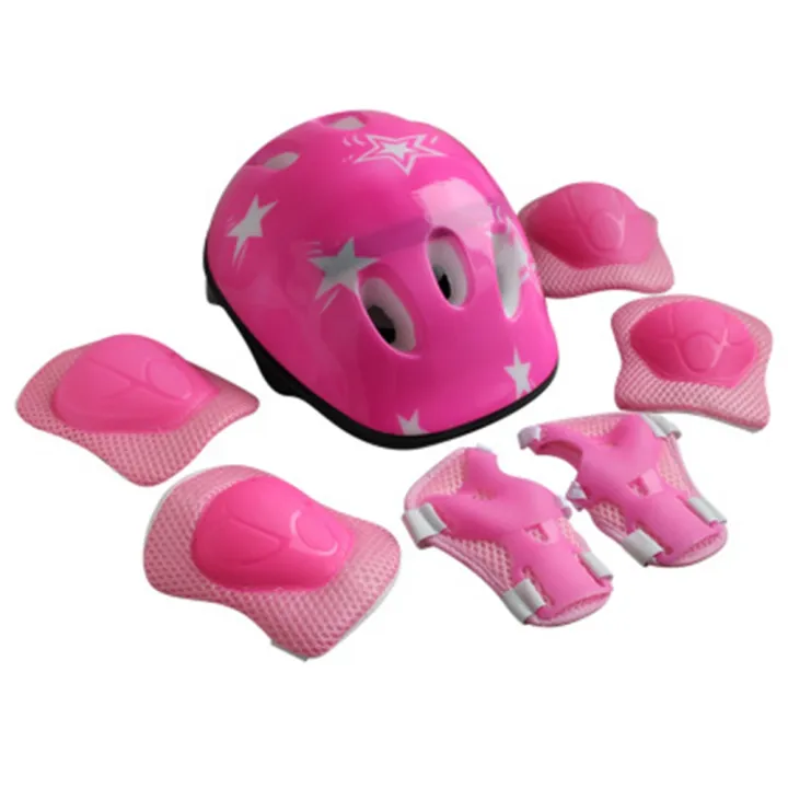 helmet and knee pad set