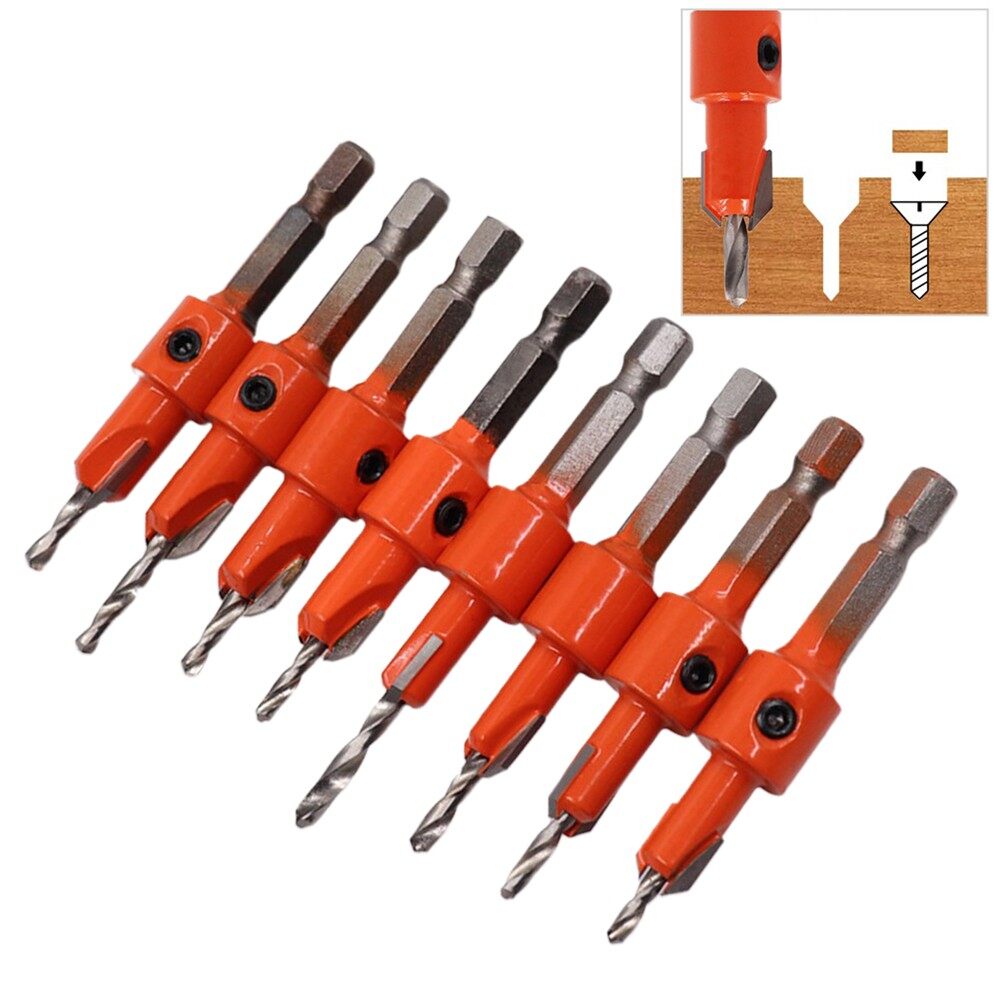 Countersink Drill Bit Woodworking Hex Shank Countersink Drill Bit Salad Drill Step Drill Bit