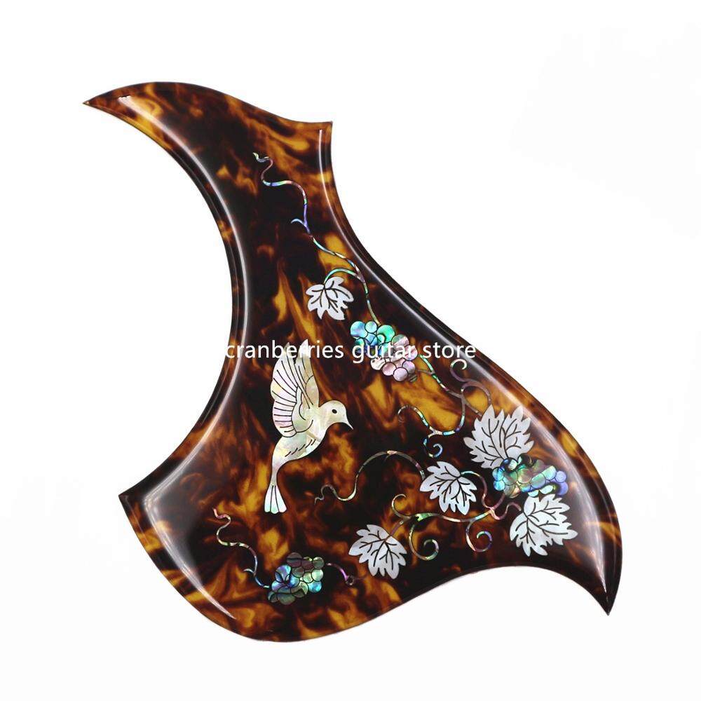 2021 Acoustic Guitar Celluloid Pickguard,Bird Figure,Real Abalone Inlay