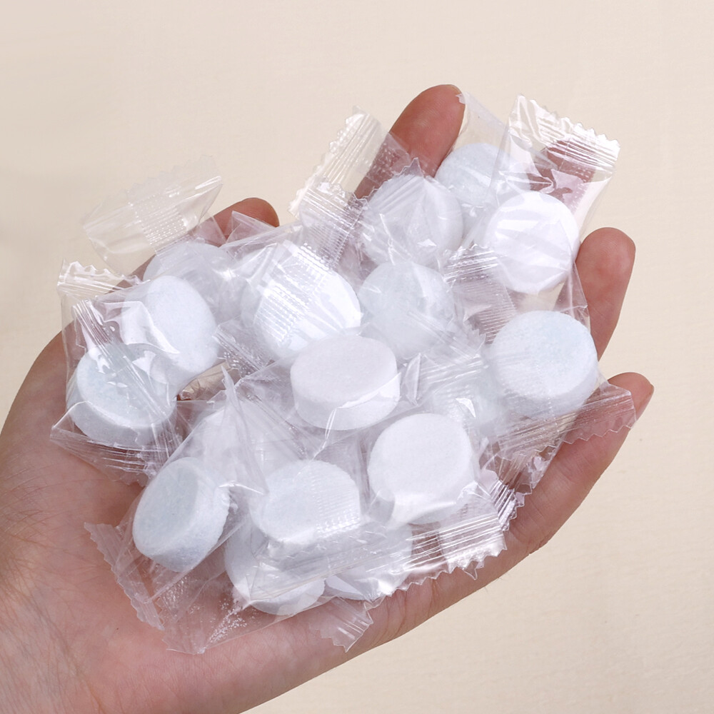 30pcs nhà bếp làm sạch máy tính bảng mỡ vết bẩn sạch hoạt động oxy descaler Remover giặt dụng cụ làm sạch Viên sủi