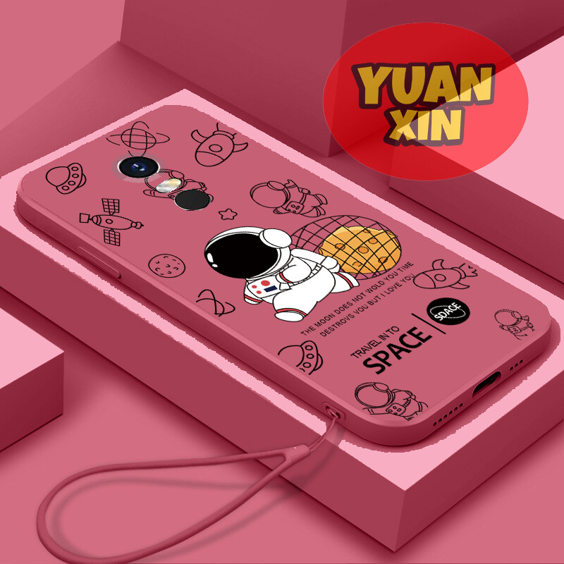 For Redmi 5 Plus Phone case Straight Edge Soft Shell Astronaut TPU Casing