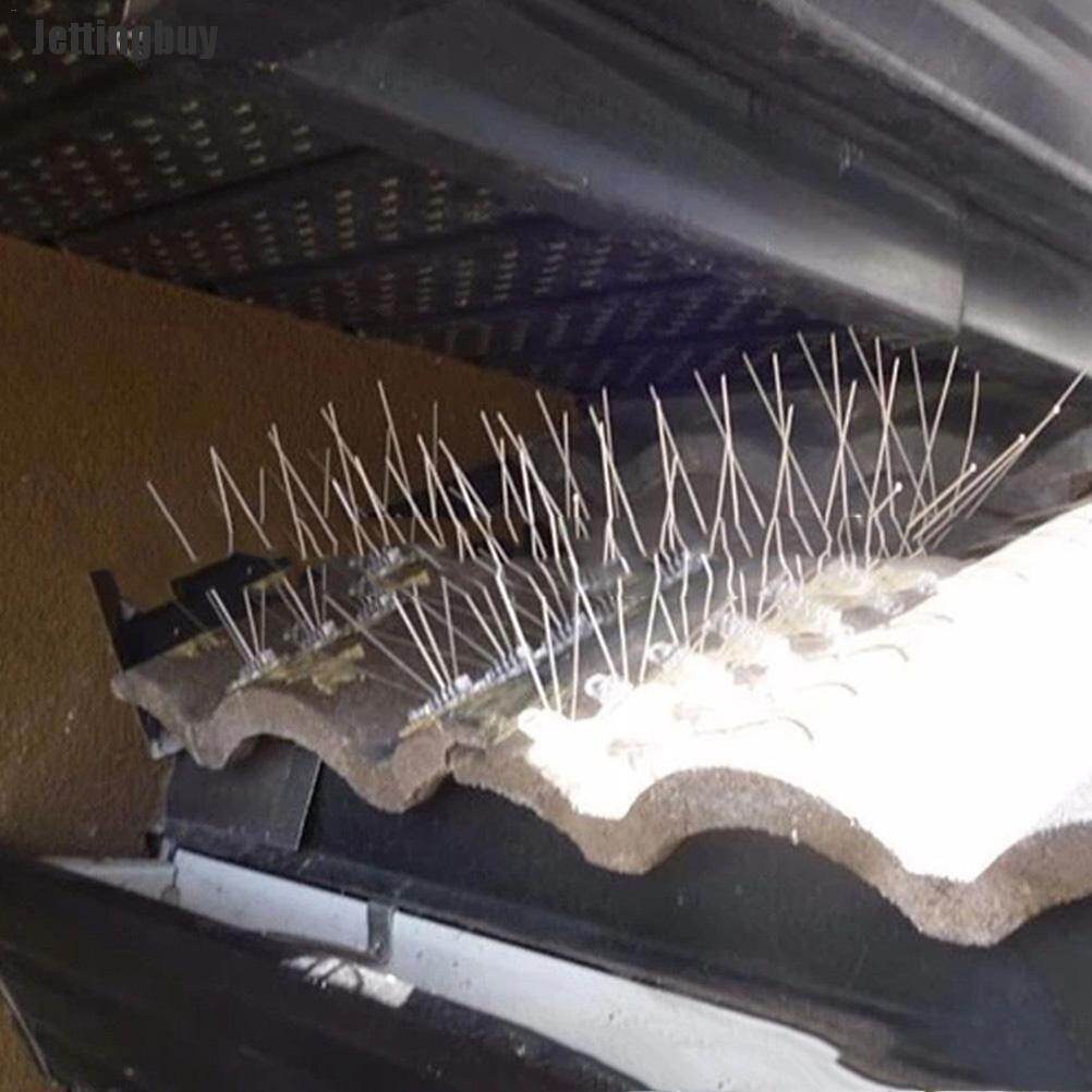【Jettingbuy】 Bird Repellent Spikes Eco-friendly Anti Pigeon Nail Bird Deterrent Tool