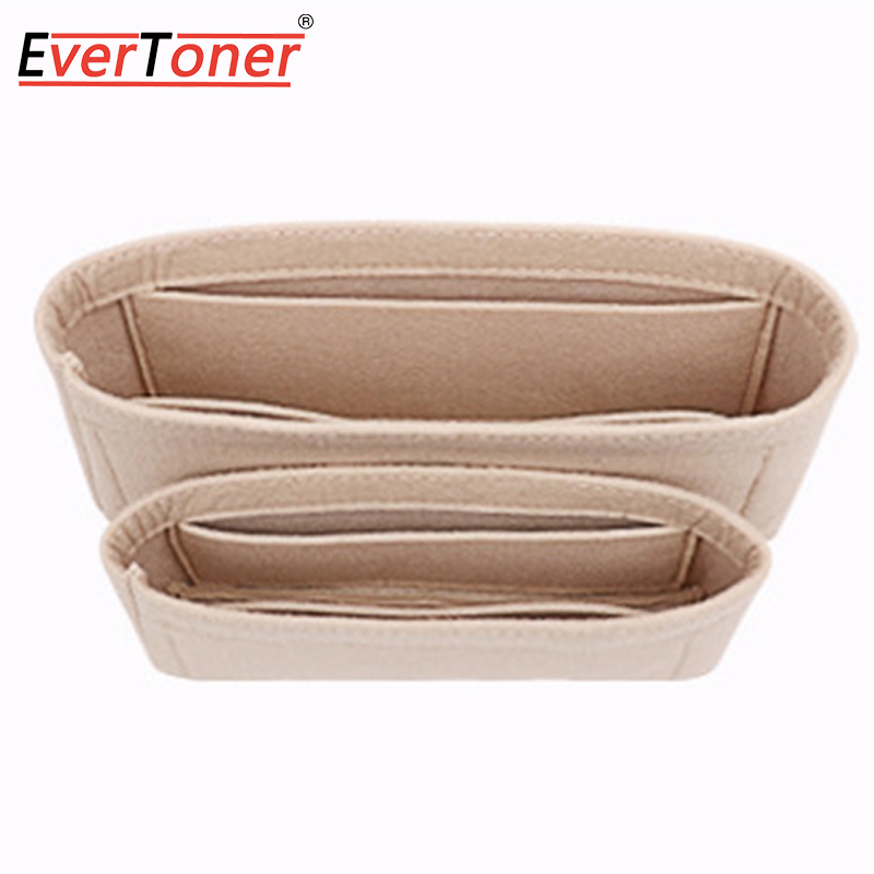 EverToner Felt Insert Bag for LV MULTI POCHETTE Bag Accessories Travel Inner Purse Portable Cosmetic Bag