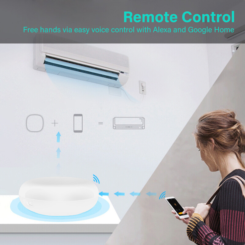 EL style Smart Wireless WiFi-IR Remote Controller Tuya/Smart Life APP WiFi Infrared Remote Controller Air Conditioner TV