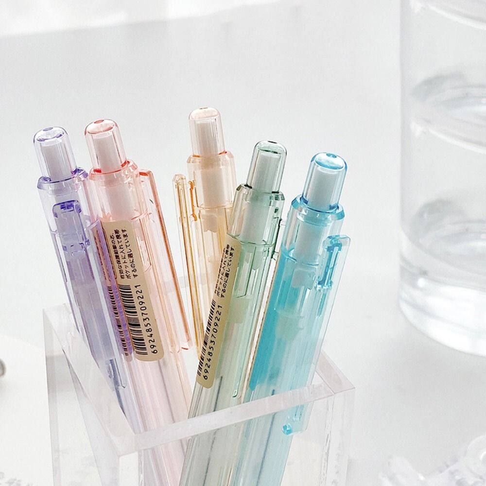 MMLUCK Student 2Pcs Stationery School Office Drawing Writing 0.5 mm Automatic Pencil Drafting Pencils Sketching Pencils Translucent Automatic Pencil