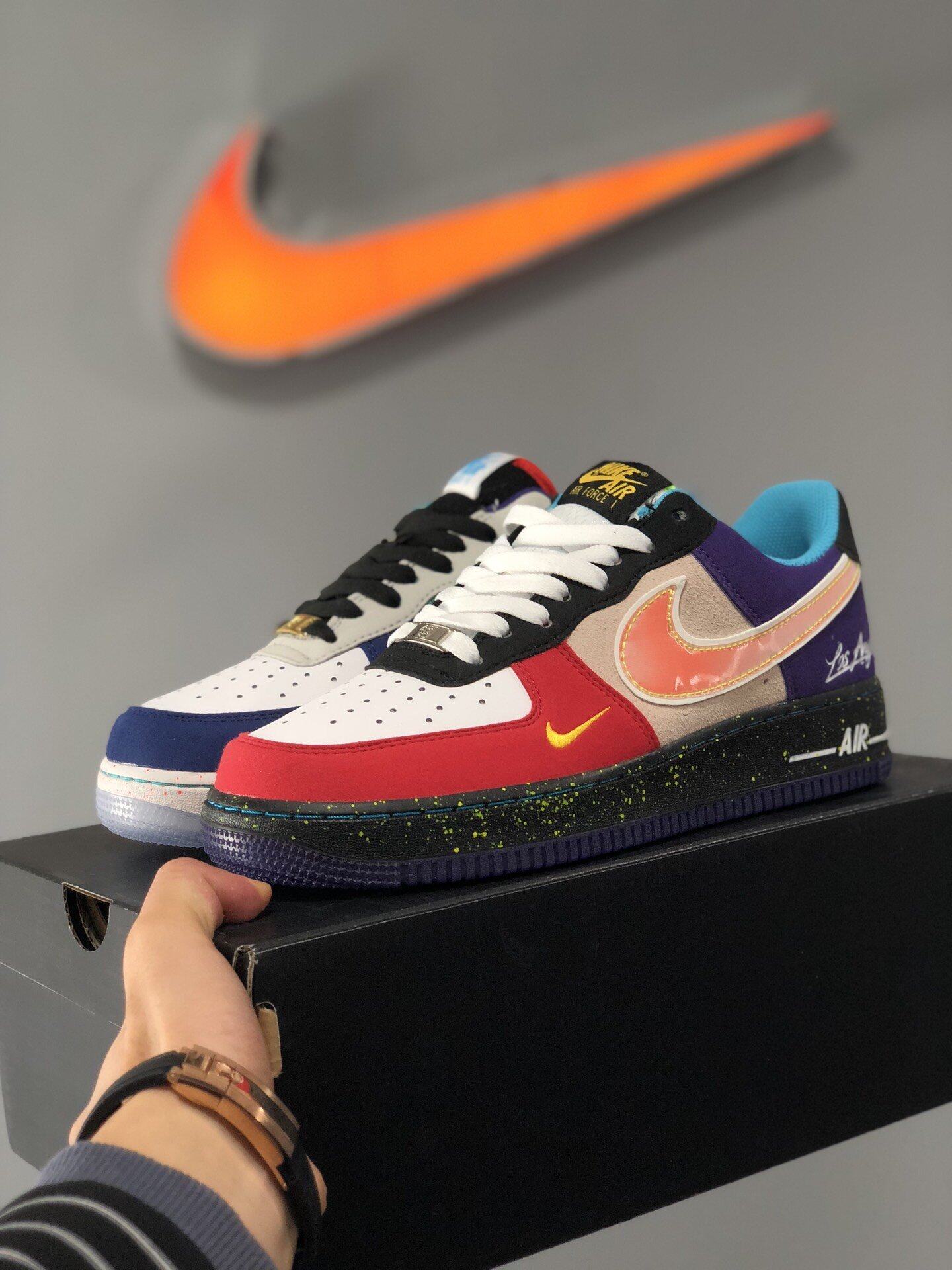 Nike Lunar Force 1 Low Dames Wit