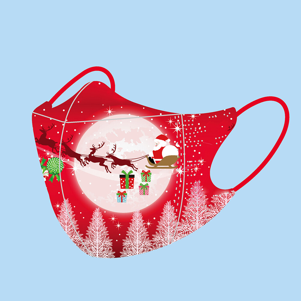 10Pcs/pack Kids Christmas 3D Mask 4 Layer Prevention Excellent Quality
