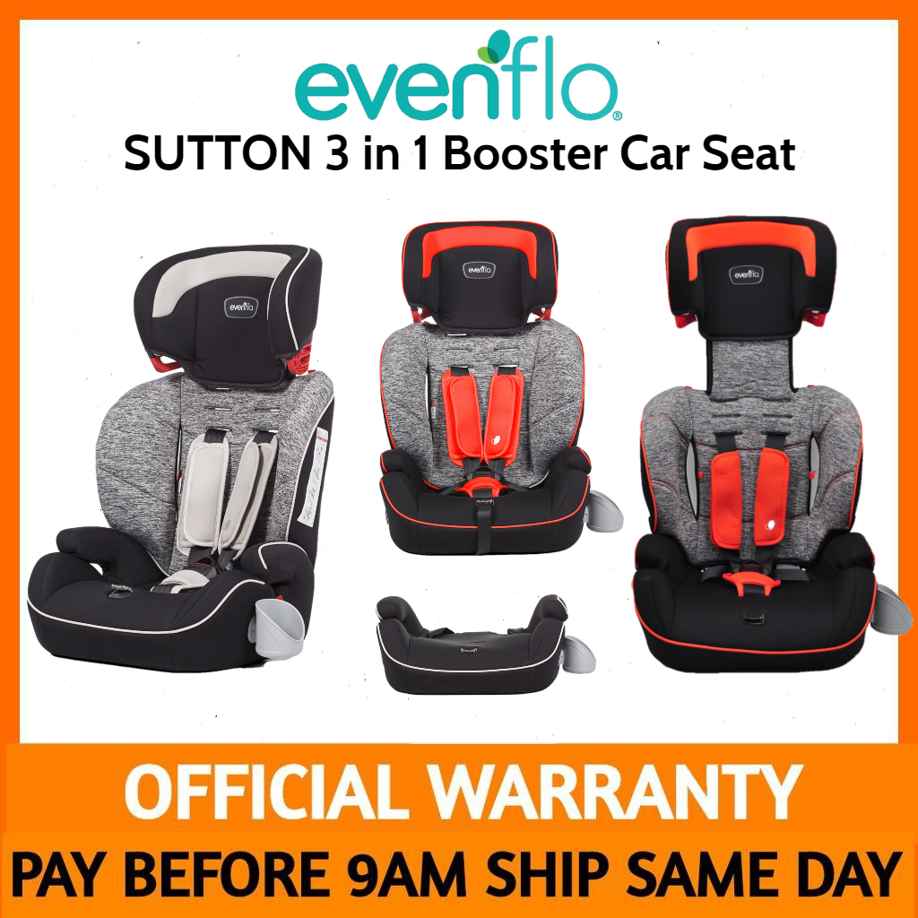 evenflo sutton 3 in 1 harnessed booster