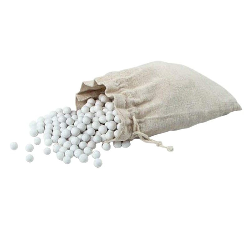 500g Pie Baking Beans Beads Press Stone Weights with Storage Drawstring Bag Ceramic High Temperature Resistance Tools
