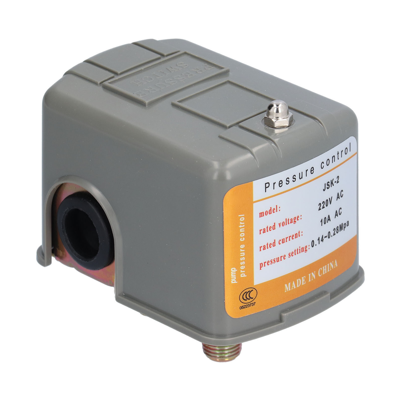 Adjustable Water Pump Pressure Switch Intelligent Design Spring Design Water