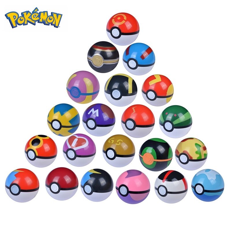 6.8 Cm Pet Elf Ball Pokemon Pokeballs With 23cm Figures Toys Can Dream