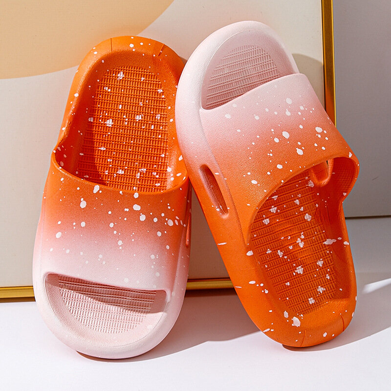 O'KADY Gradient children's slippers boys and girls sandals and slippers indoor and outdoor home non-slip boy's sandals and slippers