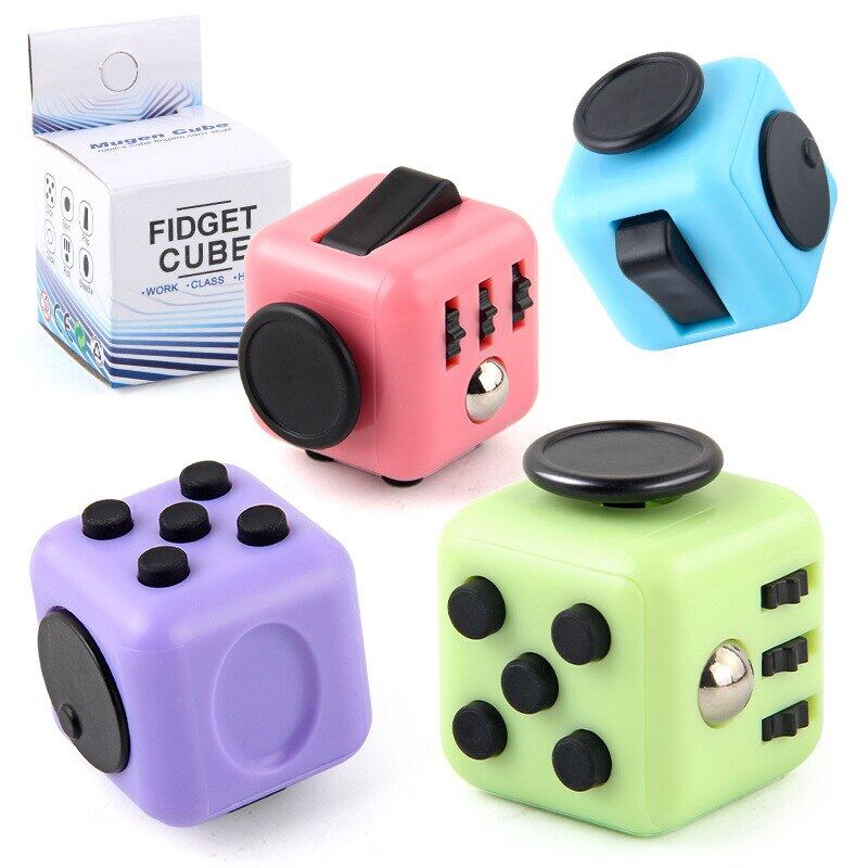 1PCS Magic Fidget Cube Anxiety Stress Relief Focus 6-side Gift For Adults&Child 