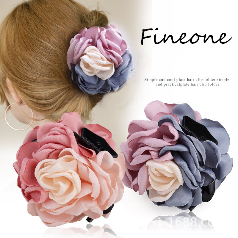 NEW Headdress hair clip hair chuck hair device rose flower  clip scratch chuck hair clip