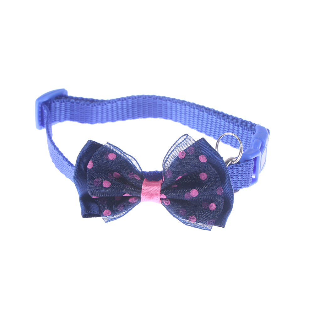 Dog Bow Bell Adjustable Kitten Collar Puppy Necktie Bowknot Cat