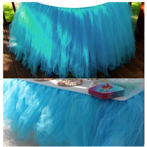 Sarung Kursi Dekorasi Kamar Modern Tulle Meja Kursi Rok Penutup untuk Pesta Ulang Tahun Pernikahan Baby Beberapa Pilihan Warna