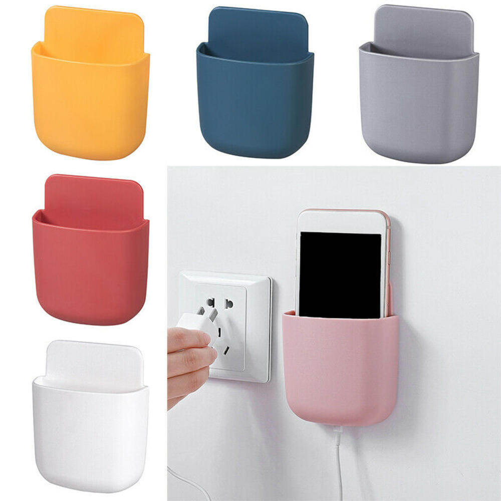 Perforated Free Wall Mounted Storage Box Multifunctional Wall Mounted Bedside Wall Mounted Storage Rack Miscellaneous Storage Basket