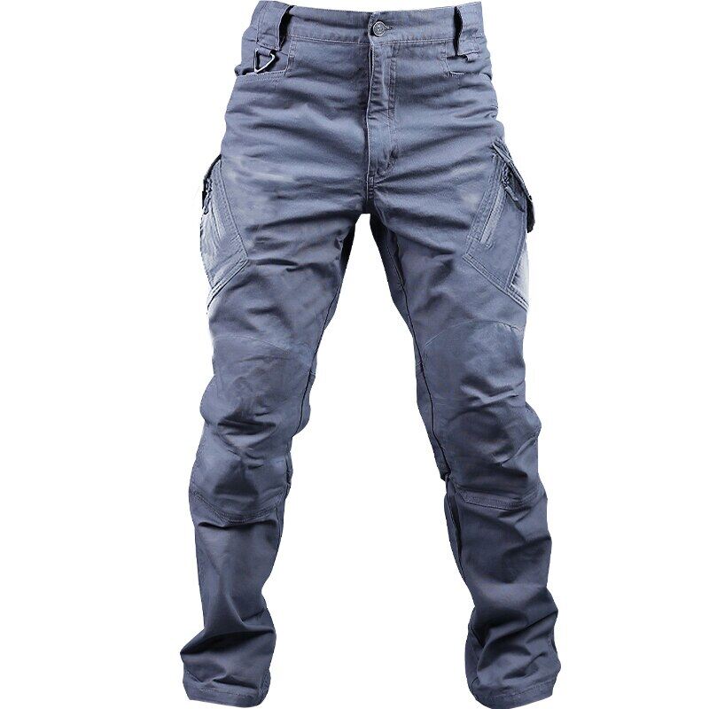 Military Tactical Pants Men Multi-pocket Loose Cotton Cargo Pants Outdoor Army Fans Camping Hiking Trekking Sports Trousers X-PANTS