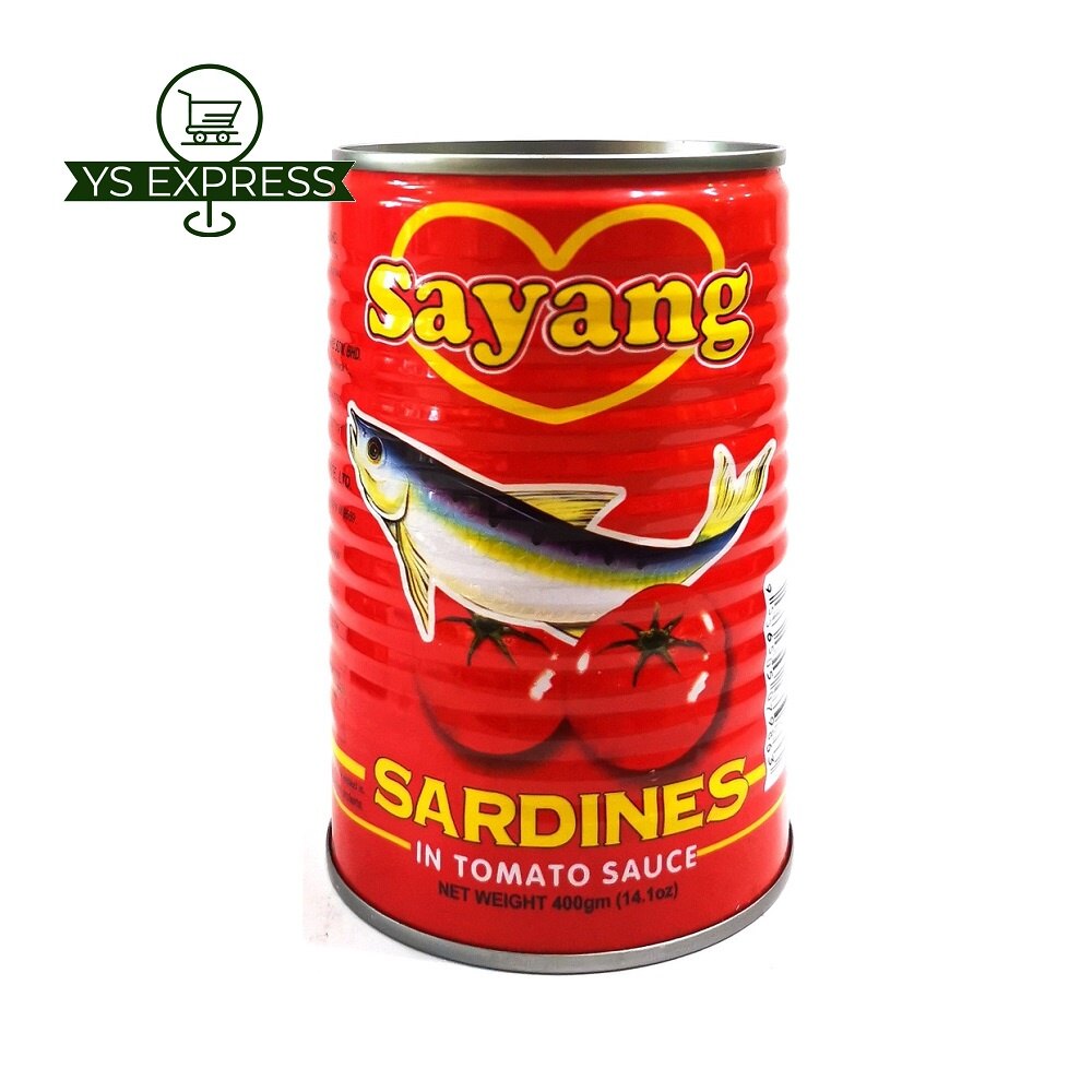 SAYANG Sardine in Tomato Sauce 400G Sardin dalam Sos Tomato Lazada