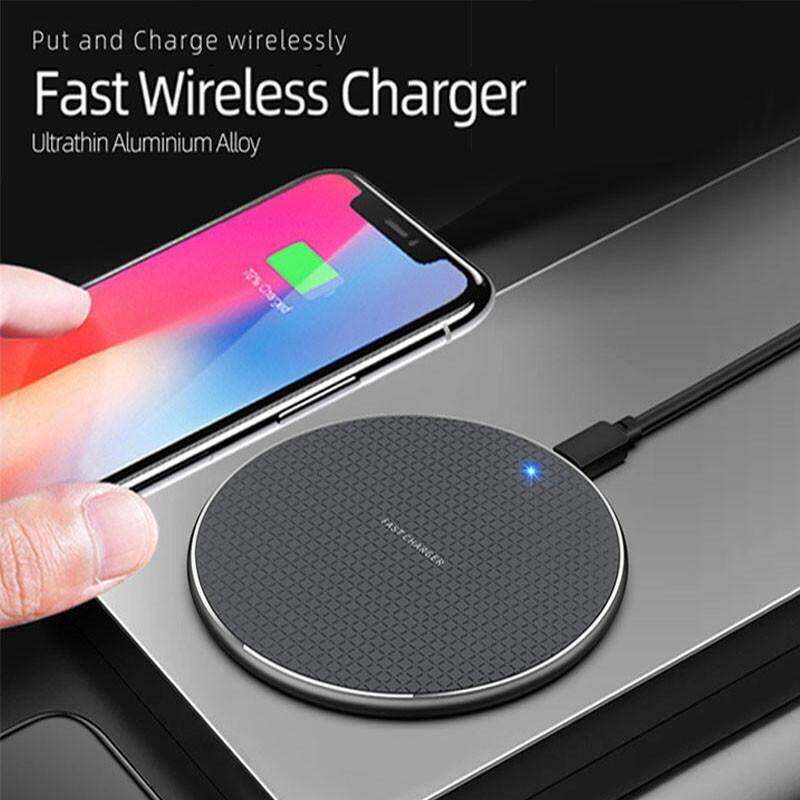 KEBETEME 5W/10W Fast Wireless Charger Qi Quick Charging Pad