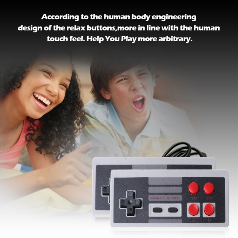 4 Button Controller Gamepad For Coolbaby TV Handheld Video Game 9 Pin Console