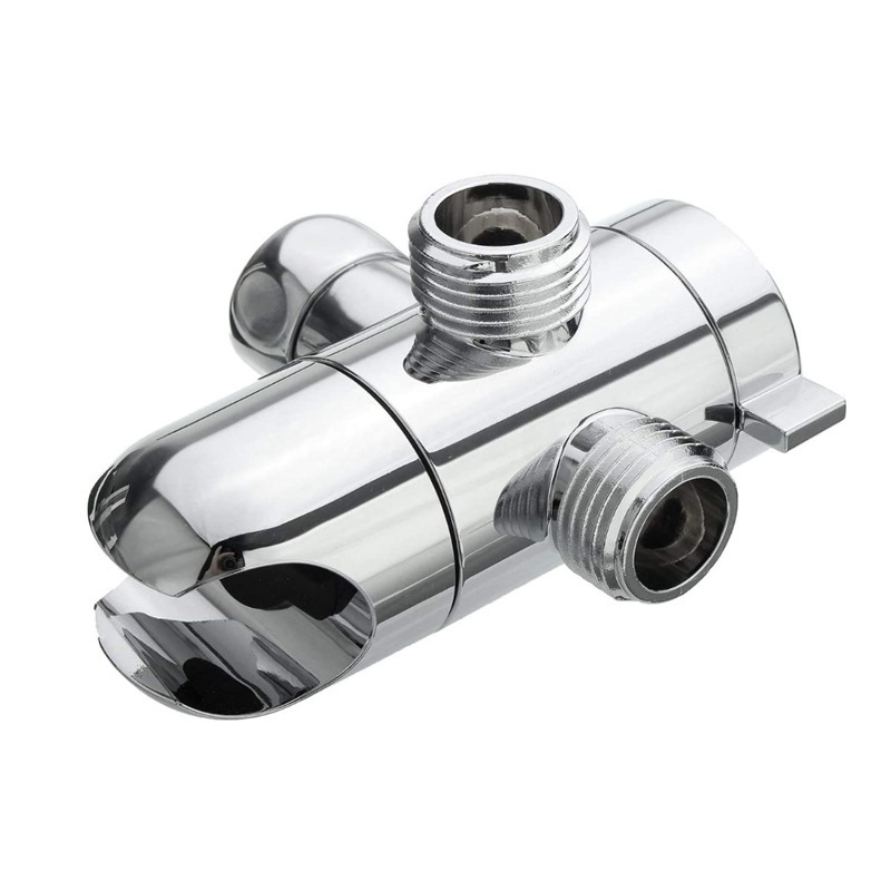 KS 3 Way Bathroom Shower Arm Diverter Valve Universal Handheld Shower Head Diverter Splitter Replacement Part
