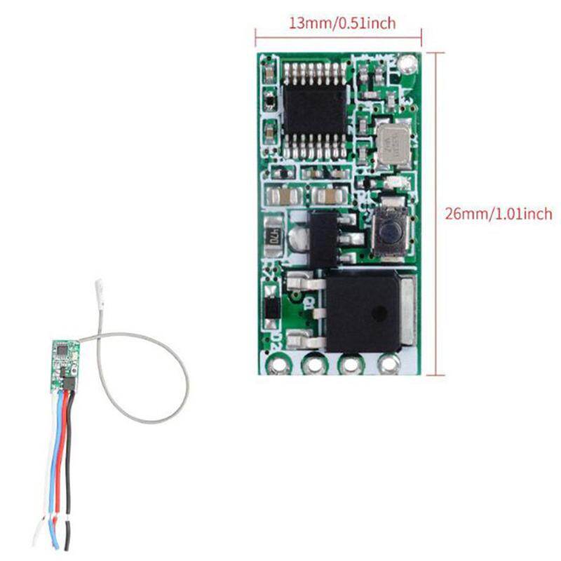 Qiudo 433Mhz 1CH RF relay receiver wireless remote control light switch micro module