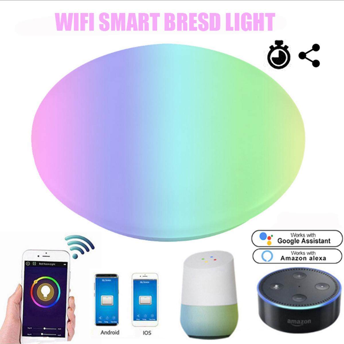 【Free Vận Chuyển + Đèn Flash Deal】Smart Âm Trần LED 48 W RGB + W Âm Trần Điều Khiển Giọng Nói Cho Alexa Google Home