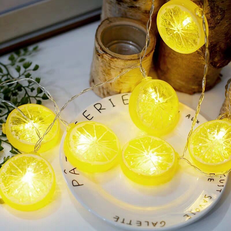 【Lightingeverthing】 Đèn Trang Trí Lát Chanh 2M 10 LED Lưới Sao Dây Chạy Bằng Pin Ánh Sáng Màu Đỏ Trang Trí Phòng Phong Cách Ins, Trang Trí Nhà Tiệc Giáng Sinh Đám Cưới LED Chuỗi