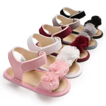 girls flower sandals