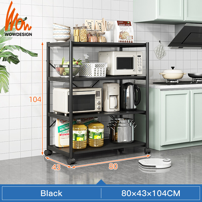 Storage Rack Shelf Rak Dapur Rak Besi Kitchen Rack Kitchen Shelf Rak