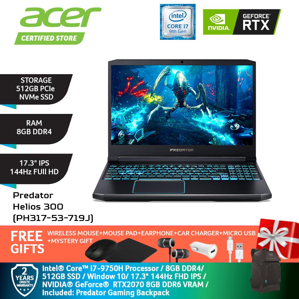 Tastiera Italiana Retroilluminata Per Acer Predator Helios 300 PH317-53-74RF - Ricambio Originale, Layout IT